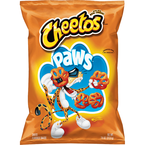 CHEETOS® PAWS®, bocadillos sabor a queso