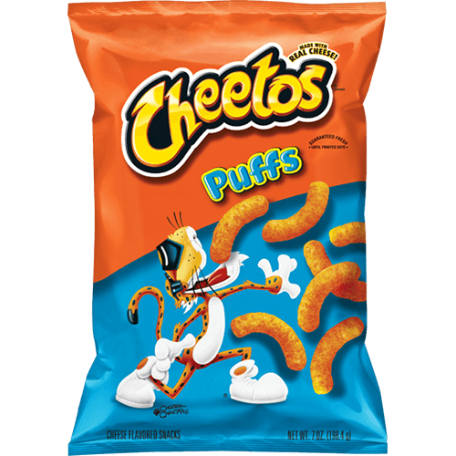 CHEETOS® inflados, bocadillos sabor a queso