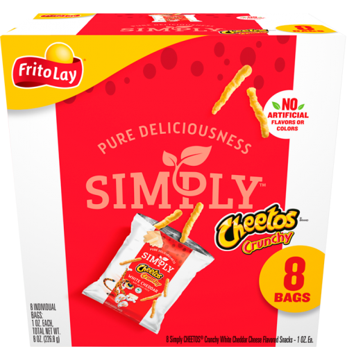 SIMPLY CHEETOS® Crunchy White Cheddar Cheese